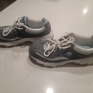 Skechers Gray D Lites Athletic Shoes